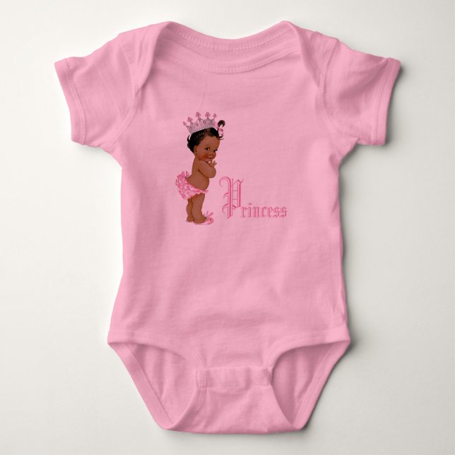 Ethnic Princess Baby Girl Baby Strampler (Vorderseite)