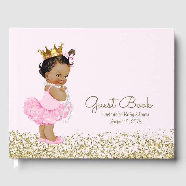 Ethnic Princess Baby shower Livre d'or (Recto)