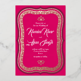 Ethnic Rich Decor Folieneinladung