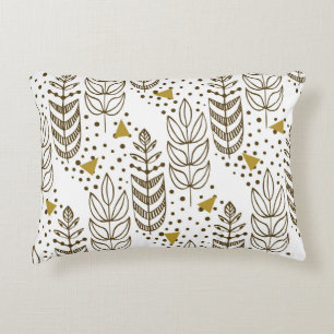 Ethnic seamless pattern with stylish trees. Endles Dekokissen