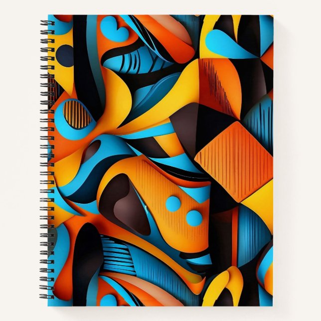 Ethnic Spiral Notizbuch (Vorderseite)