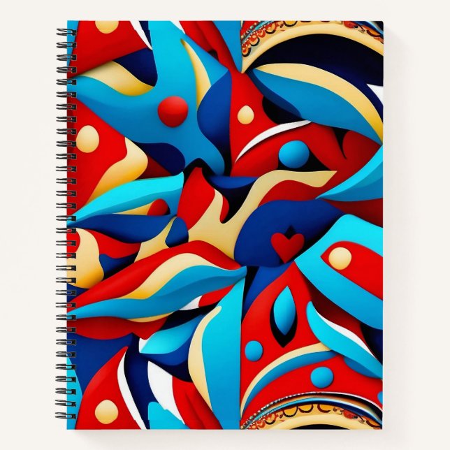 Ethnic Spiral Notizbuch (Vorderseite)