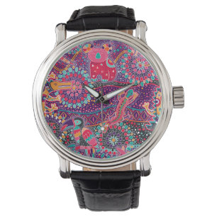 Ethnic Style Animal Muster Armbanduhr