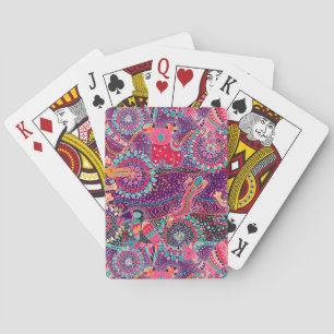 Ethnic Style Animal Muster Spielkarten