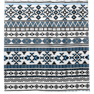 Ethnic Triangle Geometric Navajo Muster Duschvorhang