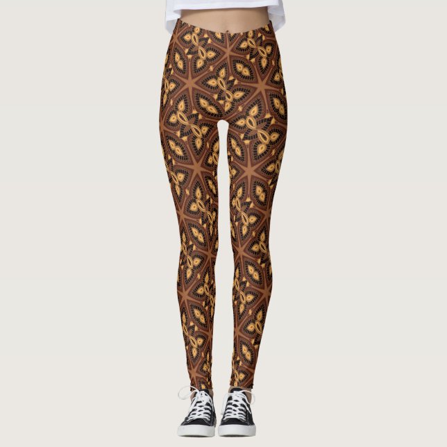 Ethnic Tribal Print Leggings (Vorderseite)