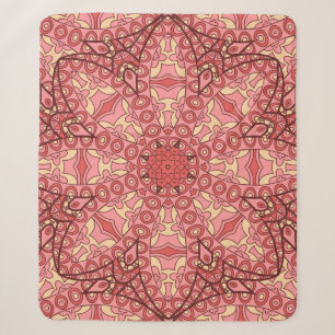 Ethnisch abstrakte Blume, Mandalas nahtlos. Sherpadecke