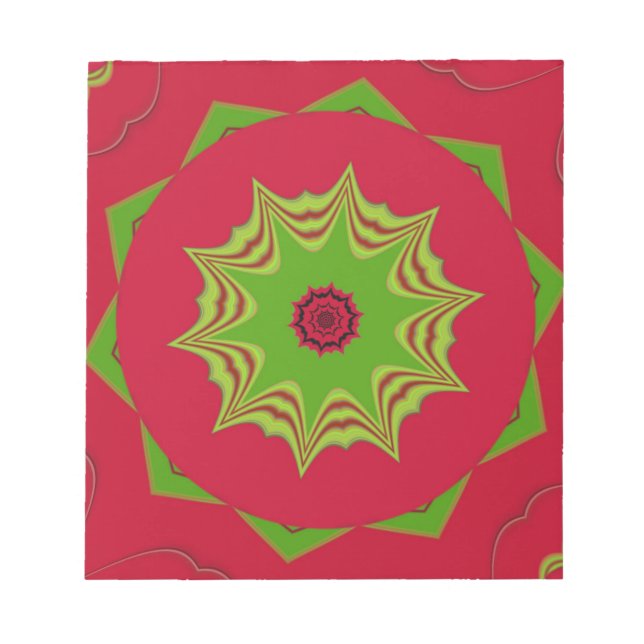 Ethnisch-afrikanisches Stammesmuster Notizblock (Vorderseite)