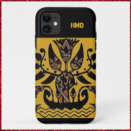 Ethnisch-ethnisches Tattoo-Muster Case-Mate iPhone Hülle