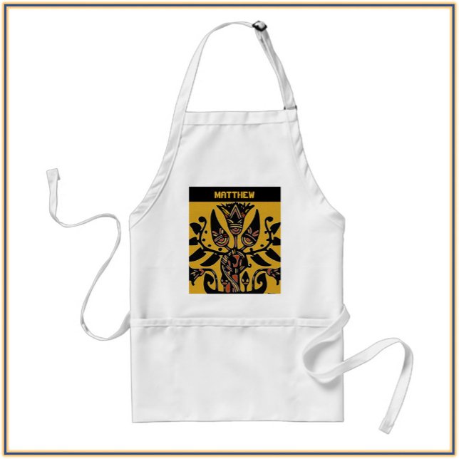 Ethnisch-ethnisches Tattoo-Muster Schürze (Von Creator hochgeladen)