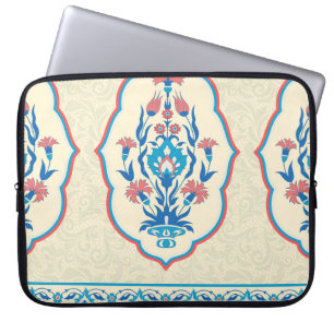 Ethnisch-florale Stoffe: Nahtlose Eleganz Laptopschutzhülle