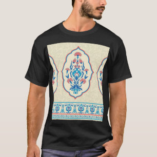Ethnisch-florale Stoffe: Nahtlose Eleganz T-Shirt