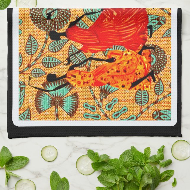 ethnisch geschirrtuch (Gefaltet)