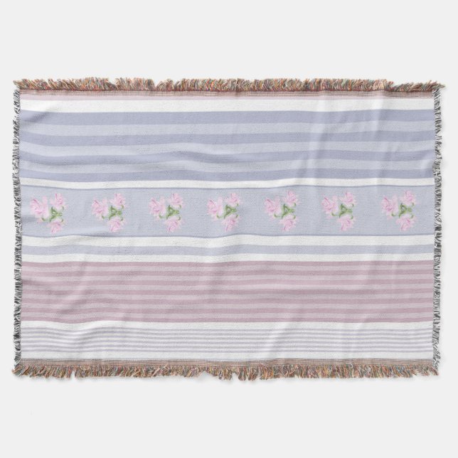 ethnisch, gestreift, Patchwork Decke (Vorderseite)