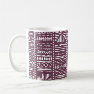 Ethnisch handgezeichnetes Muster: Vintager Stil Kaffeetasse