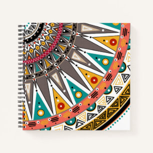 Ethnisch, Ornament Notizbuch