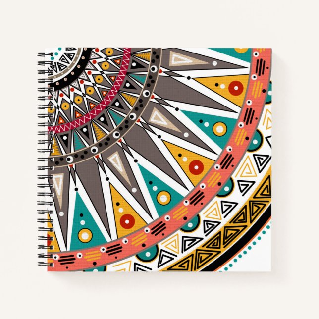 Ethnisch, Ornament Notizbuch (Vorderseite)
