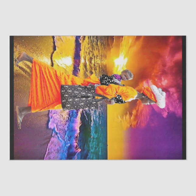 ethnisch seidenpapier (Vorderseite)