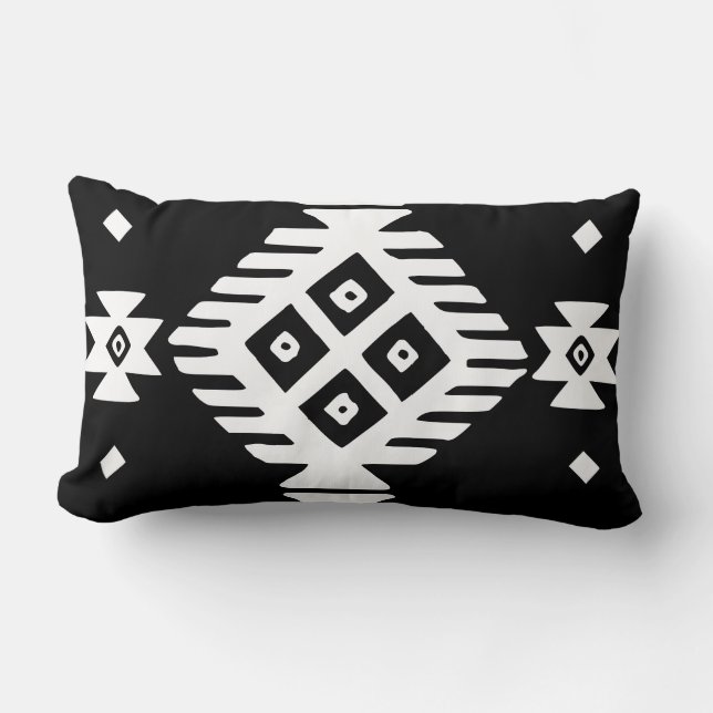 Ethnisch-slawische Ornament boho bulgarischer Kili Lendenkissen (Vorderseite)
