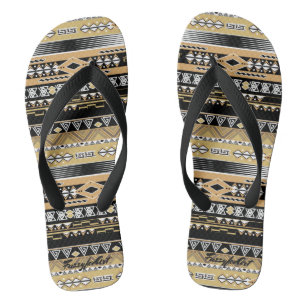 Ethnisch , Stamm, Zierarbeit Flip Flops
