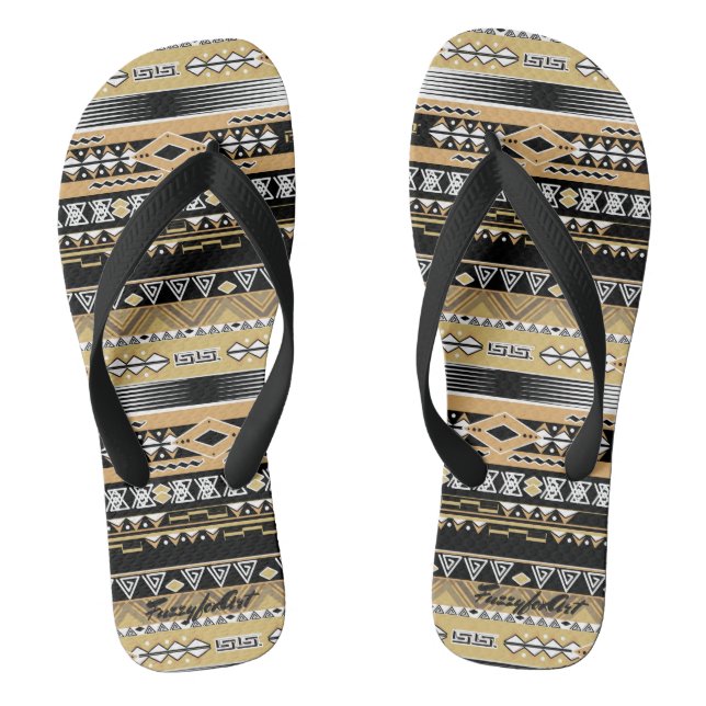 Ethnisch , Stamm, Zierarbeit Flip Flops (Fußbett)
