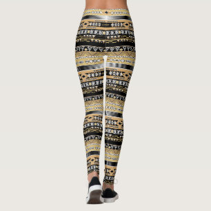 Ethnisch , Stamm, Zierarbeit Leggings