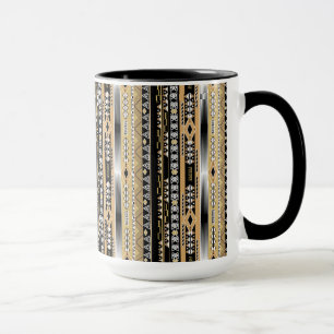 Ethnisch , Stamm, Zierarbeit Tasse