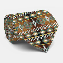 Ethnisch-südwestgeometrisches Muster Neck Tie Krawatte