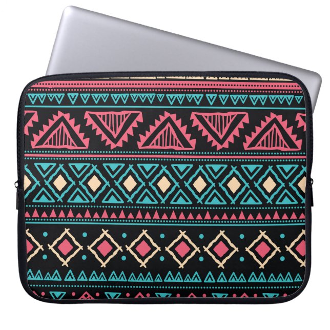 Ethnisch-Vintages Geschäftsmodell Laptopschutzhülle (Vorderseite)