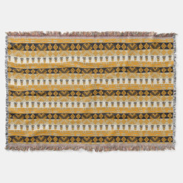 Ethnische Afrika-Art-Stammes- Streifen-Muster Decke