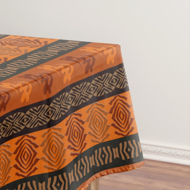 Ethnische Afrikaner Adinkra Symbole Tischdecke (Beispiel)