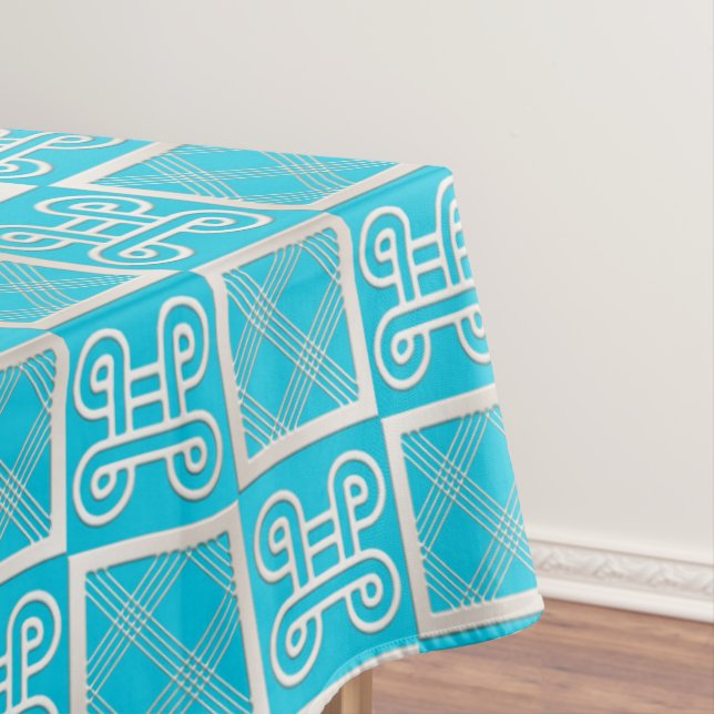 Ethnische afrikanische Symbole Adinkra Tischdecke (Beispiel)