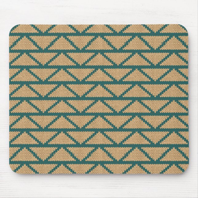 Ethnische Art gestricktes Muster Mousepad (Vorne)