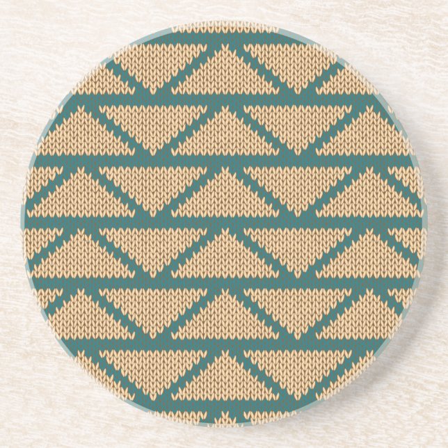 Ethnische Art gestricktes Muster Untersetzer (Vorne)