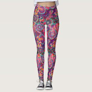Ethnische Art-Tiermuster 2 Leggings
