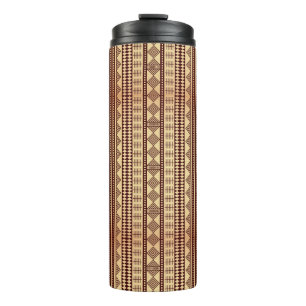 Ethnische Beschaffenheit Browns Thermosbecher