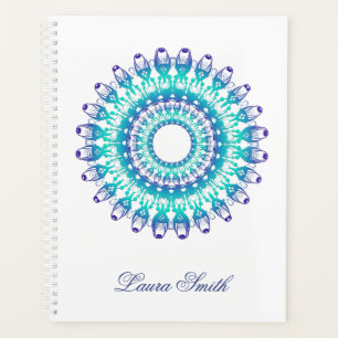 Ethnische Blumenmandala. Planer