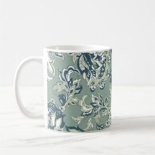 ethnische Blumenseamless-Muster. folkloristische B Kaffeetasse