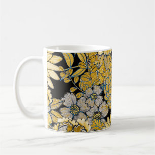 Ethnische Blüte: Creative Paisley Texture. Kaffeetasse