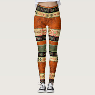 Ethnische Boho Grunge, farbenfrohe Muster. Leggings