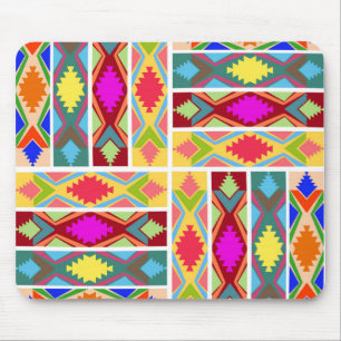 Ethnische Farben Mousepad