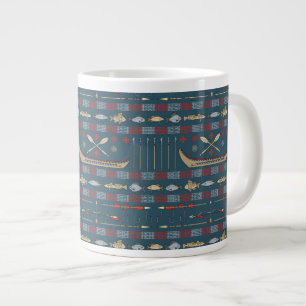Ethnische Fischerei Jumbo-Tasse