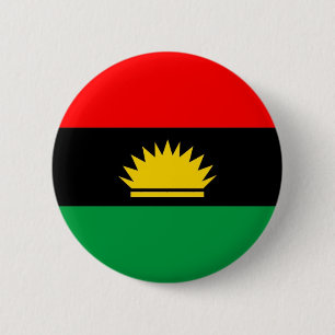 Ethnische Flagge der Biafra Button