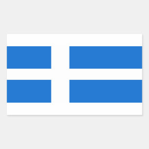 ethnische Flagge Schottland Briten die Rechteckiger Aufkleber