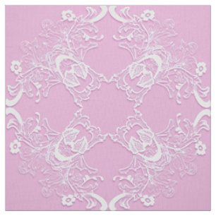 Ethnische florale rosa Mandala. Stoff