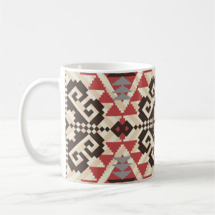 Ethnische Geometrie: Abstrakt nahtlos Kaffeetasse