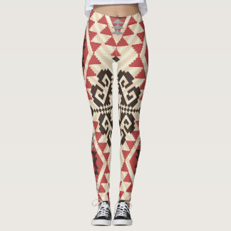 Ethnische Geometrie: Abstrakt nahtlos Leggings
