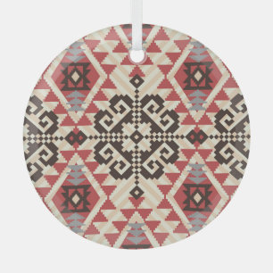 Ethnische Geometrie: Abstrakt nahtlos Ornament Aus Glas