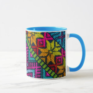 Ethnische gesponnene Faden Tasse