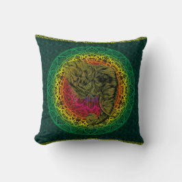 Ethnische indische Art - Mandala - Stammes- Kissen